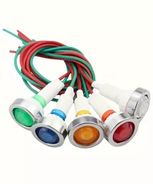 Сигнальна лампа12V жовта, синя, зелена, червона, біла