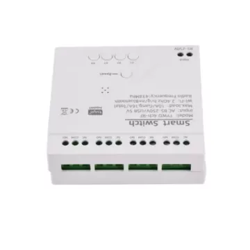 Чотириканальне розумне Wi-Fi реле Tuya Smart Switch 220В, 16A (загалом), бездротове із сухими контактами