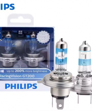 Лампа Philips 55W Racing Vision GT200 H7 12В + 200%
