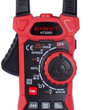 Мультиметр-кліщі цифровий e.tool.multitest.pro.HT208D