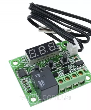 Терморегулятор W1209 цифровий, термостат з реле 12V