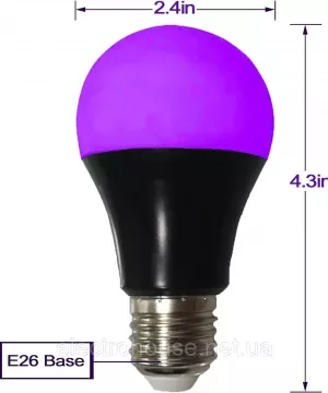 Led УФ лампа 9Вт, Е27