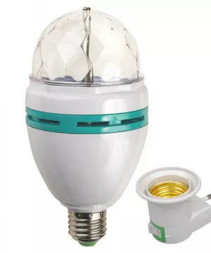 Диско лампа RGB A. R. LED Full Color Rotating Lamp