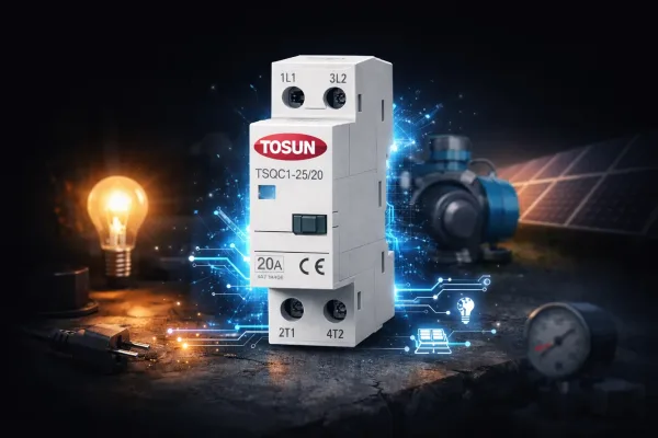 Контактор модульний LCH8-20, 2P, 20А, 230В, NO+NC**