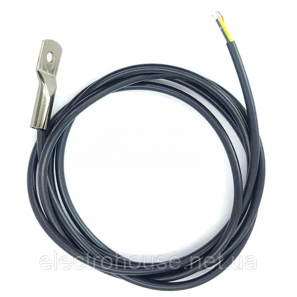 Датчик температури DS18B20, нержавіюча сталь 304, 6_30 мм, зовнішній діаметр 3,0 мм, водонепроникний пилезахисний кабель датчиків,