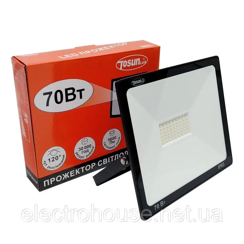 Прожектор 70Вт світлодіодний серії TF-3, 70 Вт