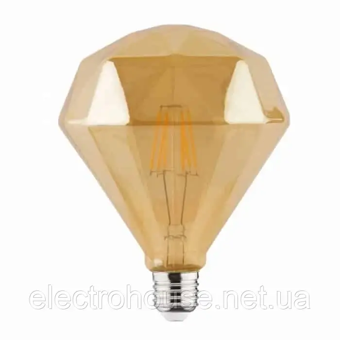 Світлодіодна лампа Filament RUSTIC DIAMOND-6 6W E27 2200К