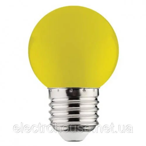 Лампа Діодна "RAINBOW" 1W E27 A45 (жовта)