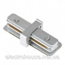 З'єднувач прямий для шинопровода  білий, чорний, металік