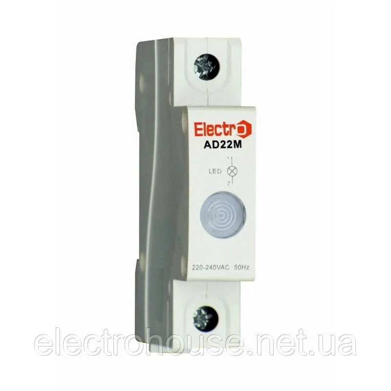 Індикатор фаз AD22M, (індикатор, 230В), білий