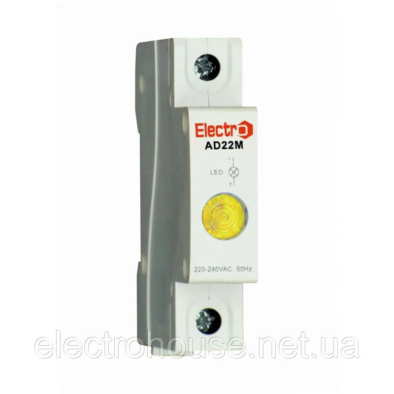 Індикатор фаз AD22M, (індикатор, 230В), жовтий
