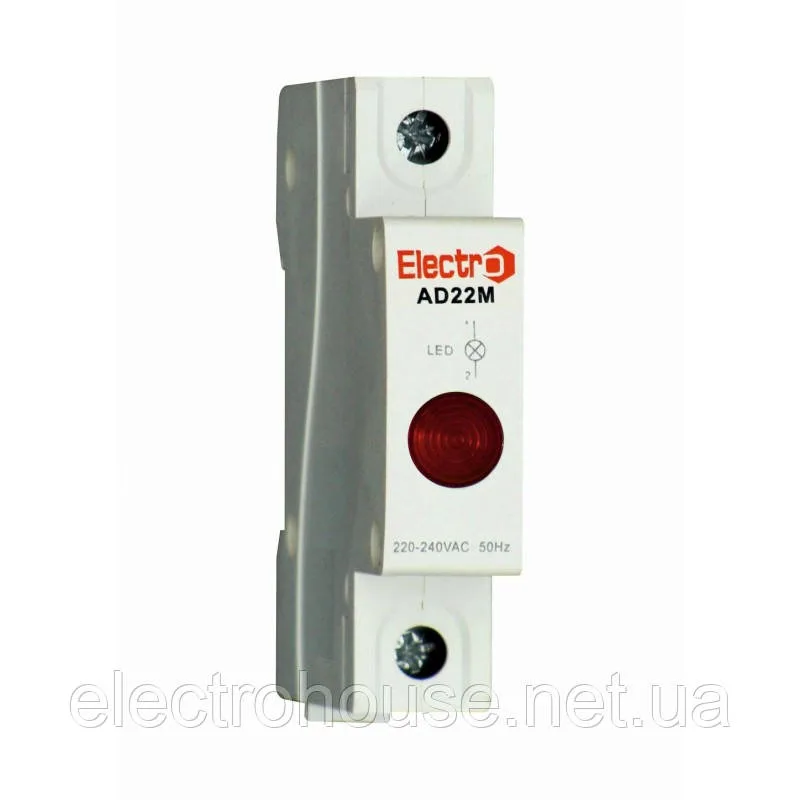 Індикатор фаз AD22M, (індикатор, 230В), червоний