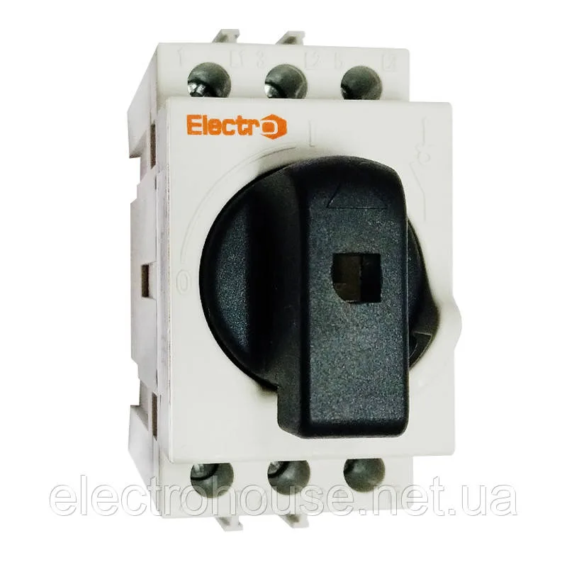 Рубильник модульний 3-полюсний РБМ, 25А