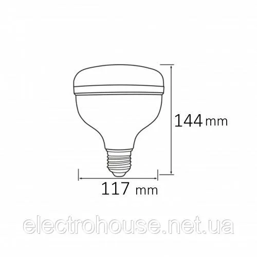 Лампа світлодіодна "CRYSTAL-40" 40W 6400K E27