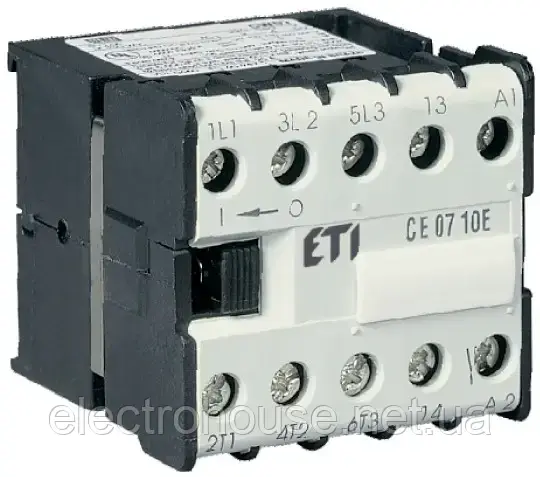 Контактор ETI CE07.10E, 16A, 230V