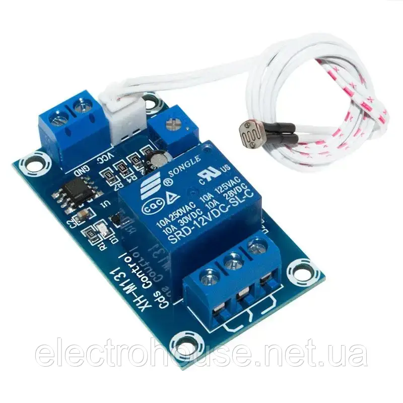 Модуль фотореле XH-M131-12V DC 10A