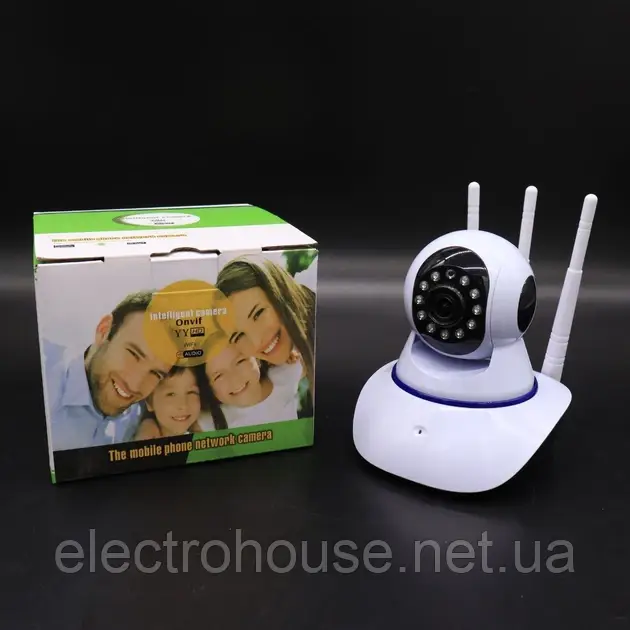 Поворотна IP камера WIFI Smart NET Q5, Біла