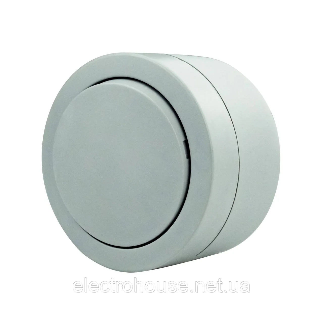 Вимикач накладний 1кл+прохідний сірий xOne