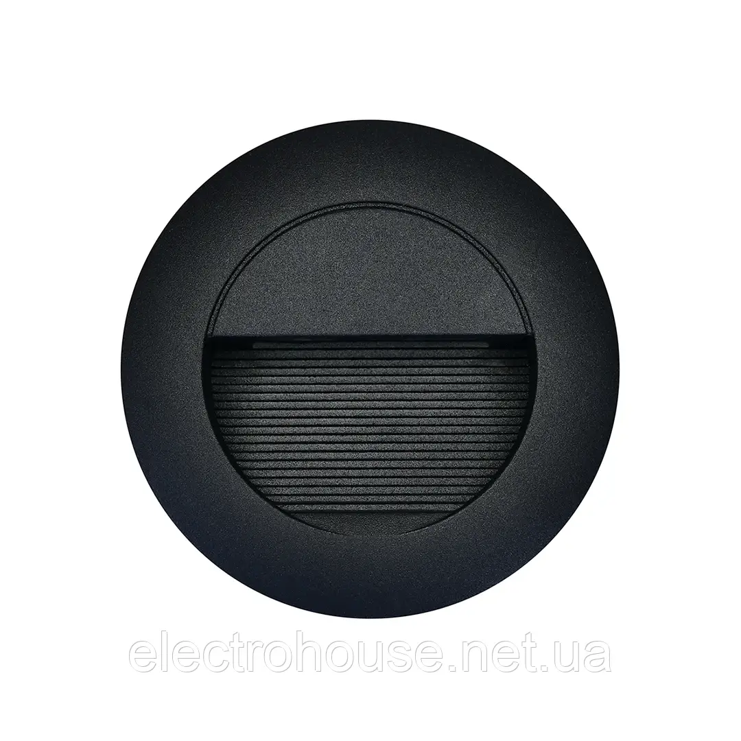 Світильник сходинковий ICON-R, IP54 чорний Horoz