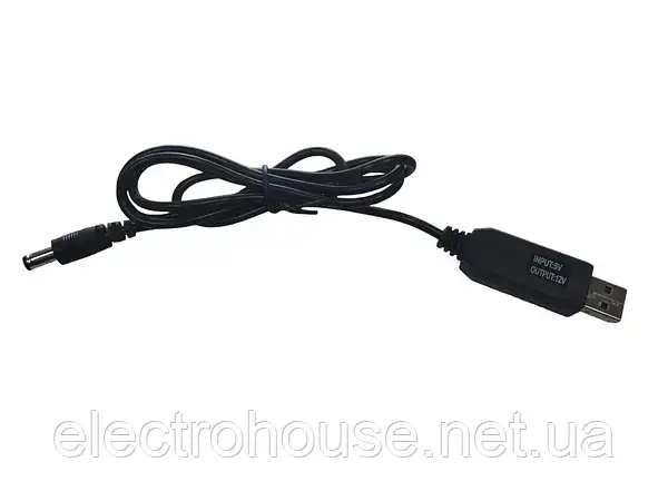 Кабель живлення USB-DC 5V-12V