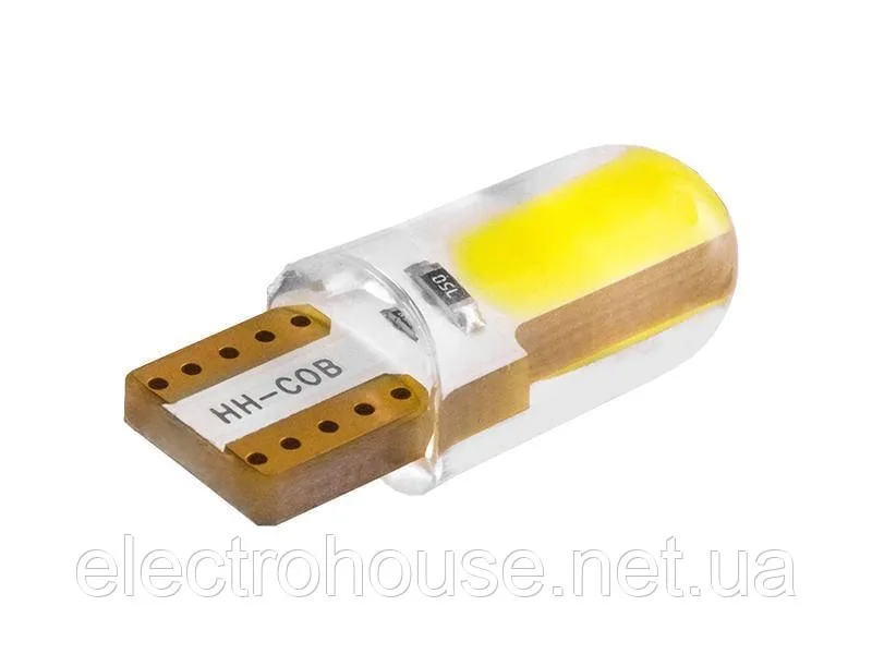 Автомобільна лампа світлодіодна LEDUA T10-COB-01 силікон