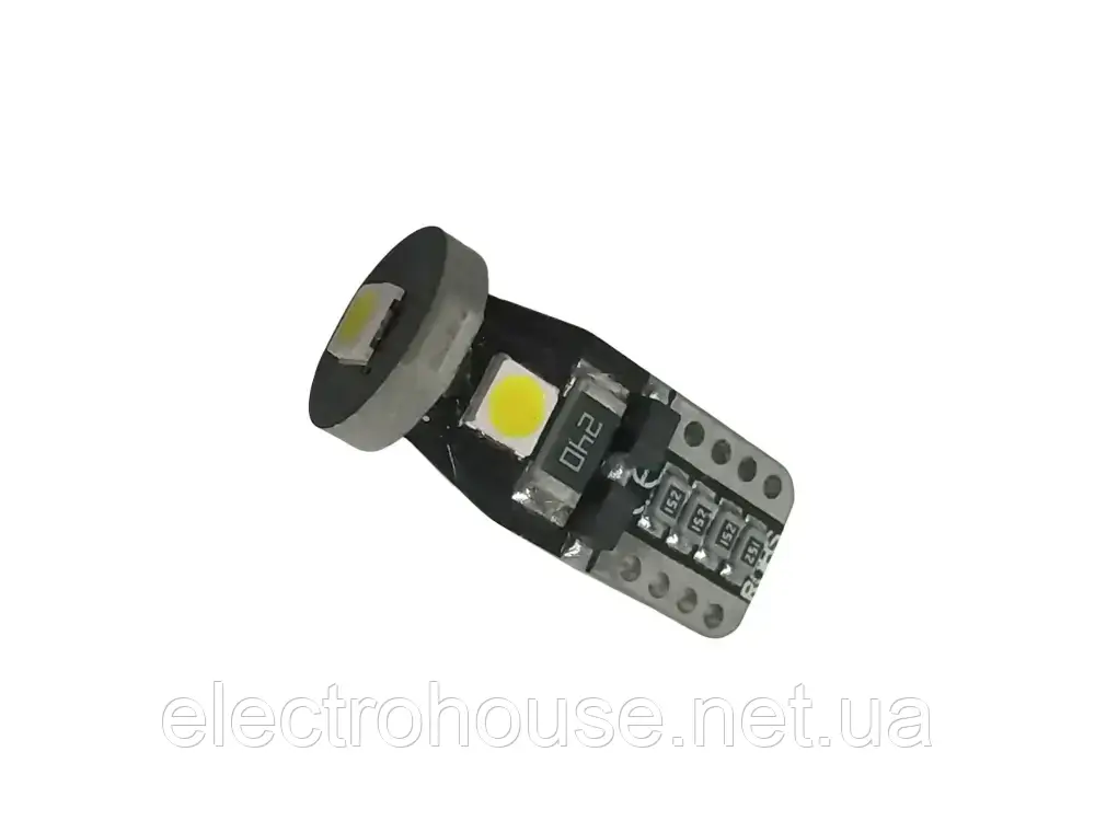 Автолампа LED T10 білий W5W 3SMD 3030 12V 6000К