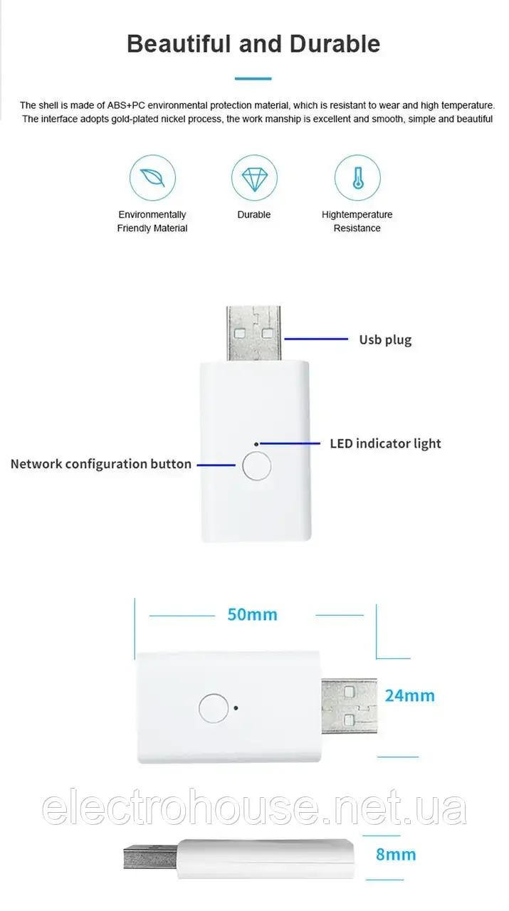 ZigBee підсилювач сигналу, репітер USB*