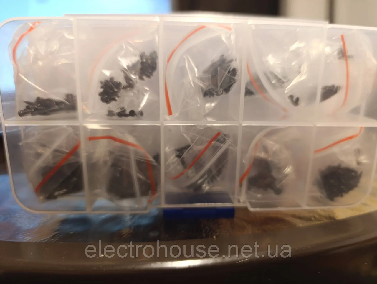 Набір 500шт гвинтів металевих чорних