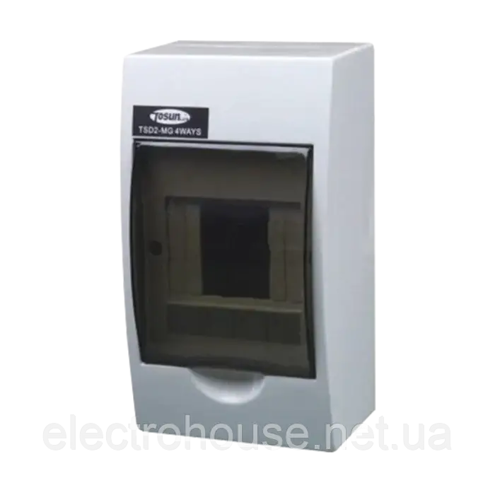 Бокс розподільчий TSD2-MG (4 модулі), ІР40, зовнішній монтаж L110 ХW200 ХH90