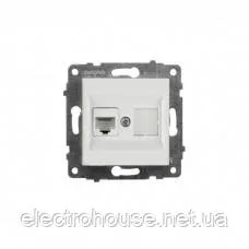 Механізм розетки комп’ютерної (CAT6) білий GRANO