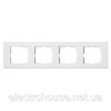 Рамка 4-на біла GRANO