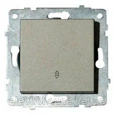 Механізм вимикача 1-клв.прохідного GRANO срібло