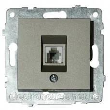 Механізм розетки ТФ GRANO срібло