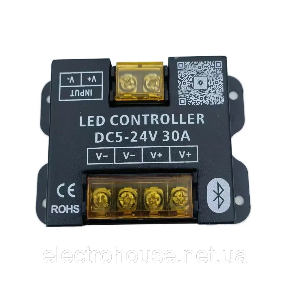 DC12-24V 30A 360W Дімер для мобільного телефону Bluetooth