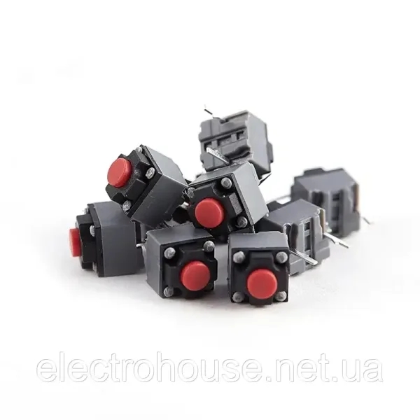 10 шт., кнопка відключення звуку 6*6*7,3, безшумний перемикач, мікроперемикач бездротової миші