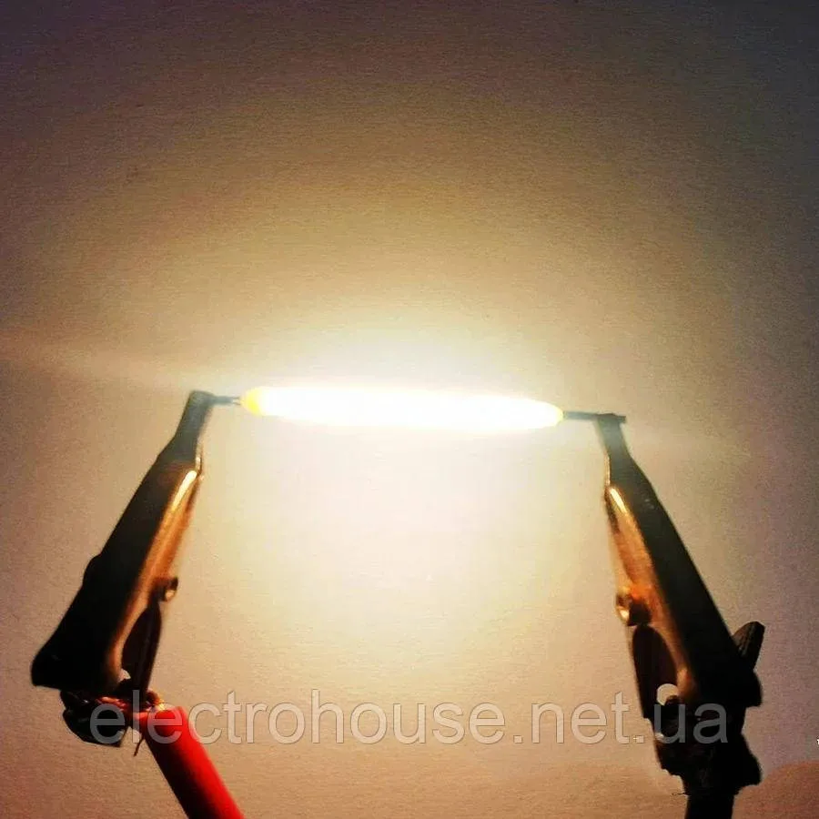 4000K, 38mm  DC 3V світлодіодна нитка COB Едісона