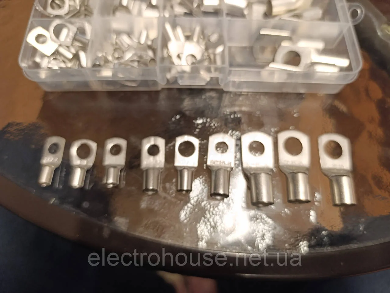 Набір 100шт SC6-SC 35 мідно лудженних наконечників