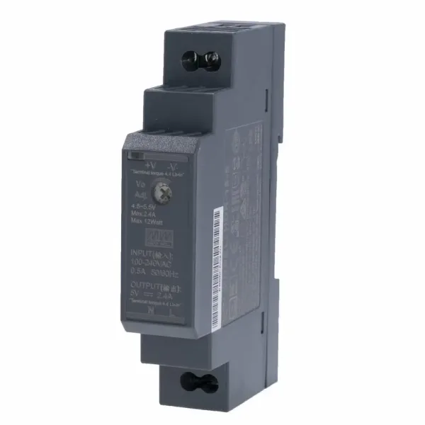 Блок живлення Mean Well на DIN-рейку 12W 2.4A 5V HDR-15-12