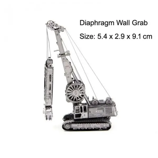 3D металевий пазл Diaphragm Wall Grab