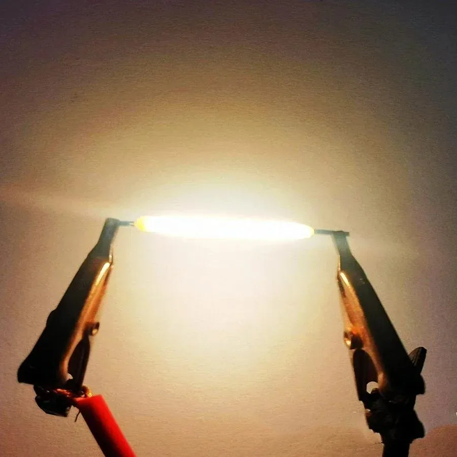 3000K, 29mm  DC 3V світлодіодна нитка COB Едісона