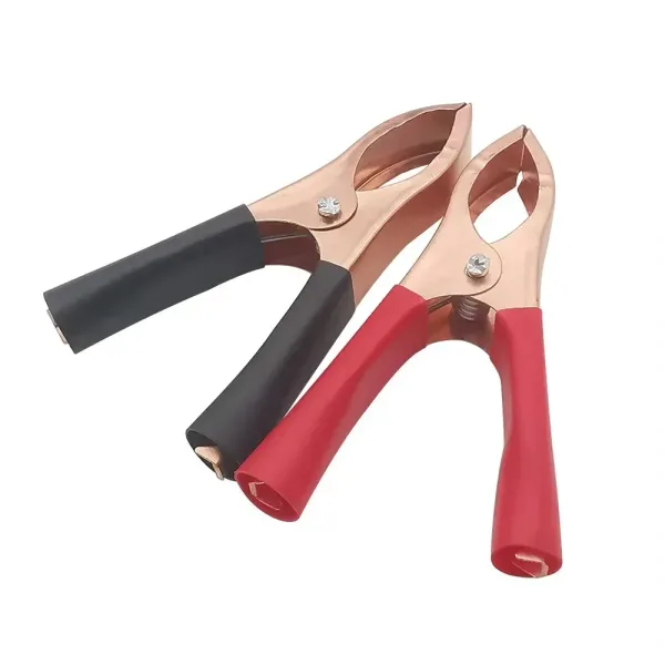 Клема крокодил, 70 мм, 30А набір 2шт