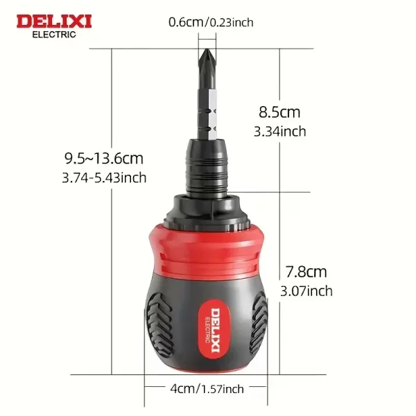 Професійна магнітна викрутка з насадками